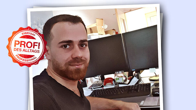 Ein sympathisches Foto von Abd Aalazem Aalshaikh