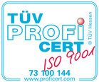 TÜV Zertifikat ISO 9001