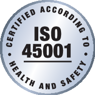 Label iso 45001 for health and safety